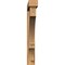 Ekena Millwork Balboa Block Rough Sawn Bracket w/ Offset Brace, Western Red Cedar, 6"W x 46"D x 46"H BKT0604X46X46BOA05RWR - alternate 4